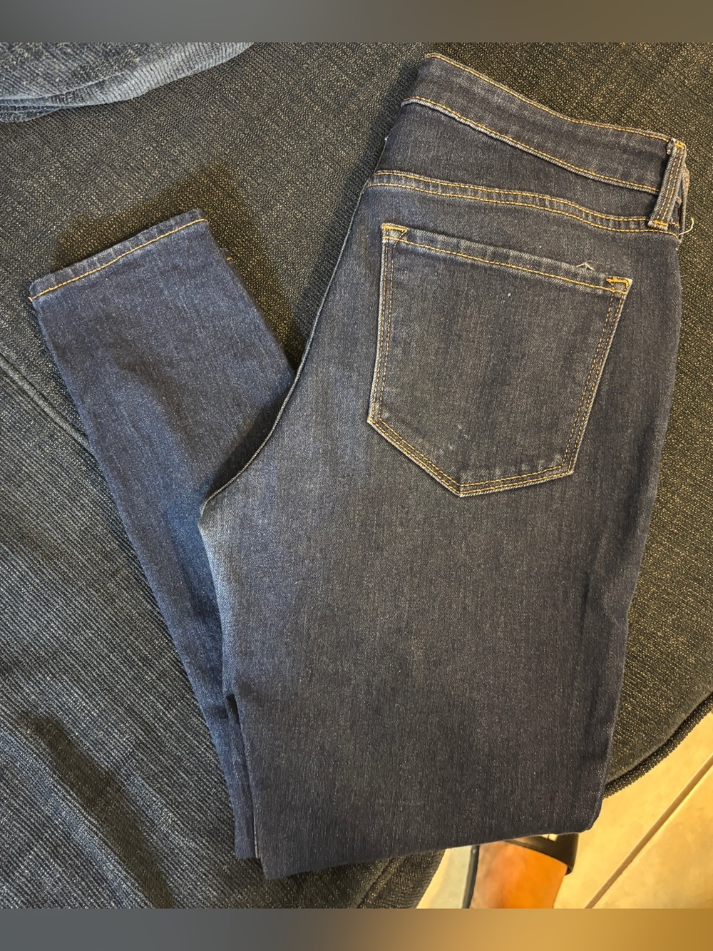 Old Navy Dark Denim High Rise Super Skinny Jeans Women’s Size 6 Petite